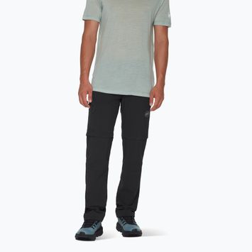 Herren-Trekkinghose Mammut Runbold IV Zip Off Regular schwarz