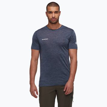 Mammut Tree Wool FL Herren-Trekking-T-Shirt marine melange