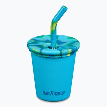Klean Kanteen Kid's Stahl Stroh Deckel 296 ml hawaiianischen Ozean Becher