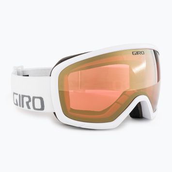 Giro Ringo weiße Wortmarke/kupferfarbene Skibrille