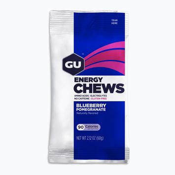 GU Energy Chews 54 g blauer Granatapfel
