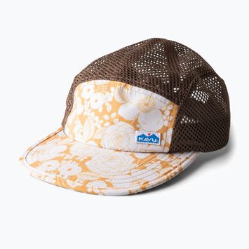 KAVU Drift Creek Baseballkappe Gold Blüte