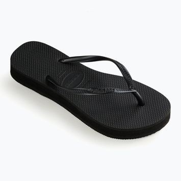 Havaianas Slim Platform Damen Flip Flops schwarz