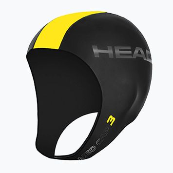HEAD Neo 3 Badekappe schwarz/gelb