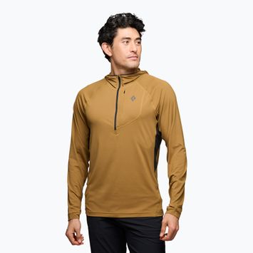 Herren-Trekking-Sweatshirt Black Diamond Alpenglow Pro Hoody flax