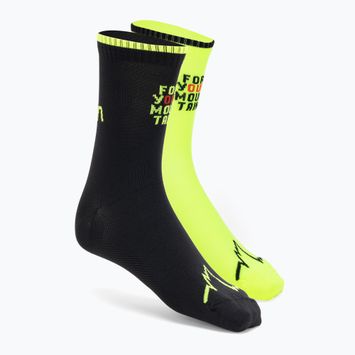LaSportiva For Your Mountain Laufsocken gelb und schwarz 69R999720