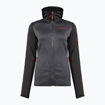 La Sportiva Upendo Hoody Carbon/Kirschtomate Damen Trekking Sweatshirt