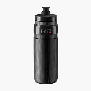 Fahrrad Wasserflasche Elite FLY Tex 750 ml black/grey logo