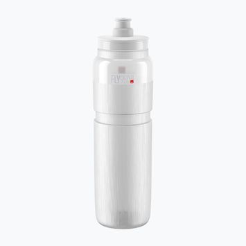 Fahrrad Wasserflasche Elite FLY Tex 950 ml clear/grey logo