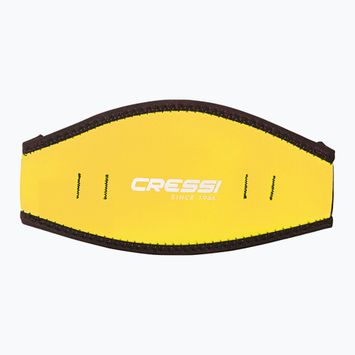 Cressi Neopren Maskenband Abdeckung gelb