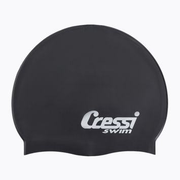 Cressi Silikon-Schwimmkappe schwarz XDF220