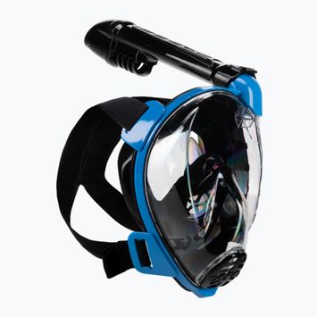 Cressi Baron Vollgesichtsmaske zum Schnorcheln schwarz und blau XDT025020