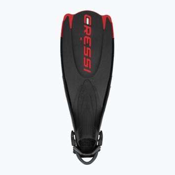 Cressi Maui Fins schwarz/rote Schnorchelflossen
