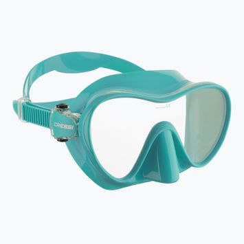 Cressi F1 aquamarinfarbene Tauchmaske