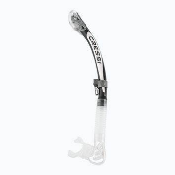 Cressi Alpha Ultra Dry Schnorchel klar/schwarz/weiß