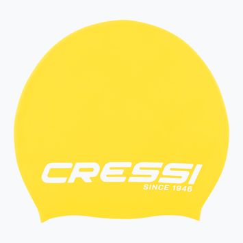 Cressi Loira Long Hair Badekappe gelb/weiß