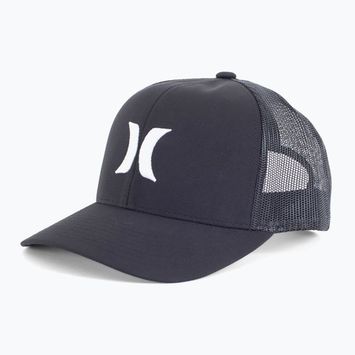 Hurley Del Mar Trucker Herren Baseballkappe reines Platin/Schwarz