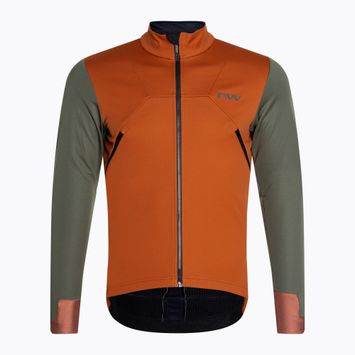 Herren Northwave Extreme 2 Fahrradjacke zimt / waldgrün