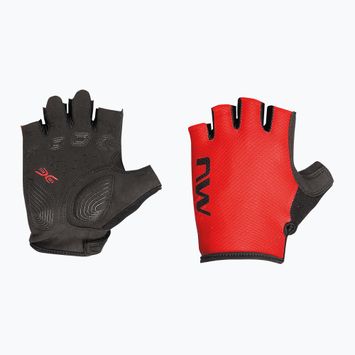 Herren Radhandschuhe Northwave Active Short Finger strahlend rot