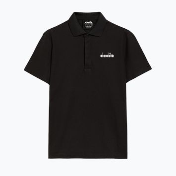 Herren Tennis-Poloshirt Diadora Statement schwarz 102.176856