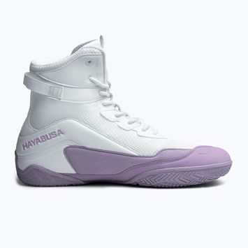 Hayabusa Talon Boxing Schuhe weiß/lavendel