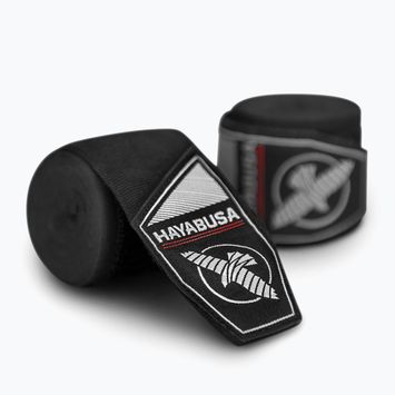 Hayabusa Perfect Stretch Jugend Boxing Hand Wraps 450 cm schwarz