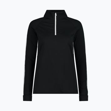 Sweatshirt Hoodie Damen CMP 34L4286 nero / bianco
