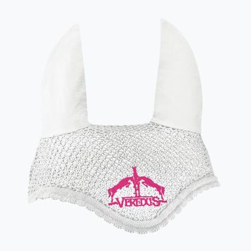 Pferd Ohrenschützer Veredus Farbige weiß und rosa 1V1LB3