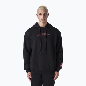 Hoodie Herren Everlast Streetwear Hoodie black/red
