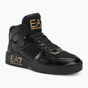 Schuhe EA7 Emporio Armani Basket Mid triple black/gold