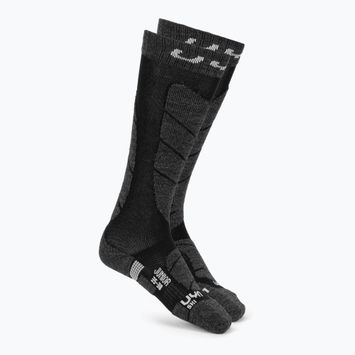Skisocken Kinder UYN Junior Ski black