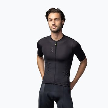 Herren Radtrikot Alé Color Block schwarz