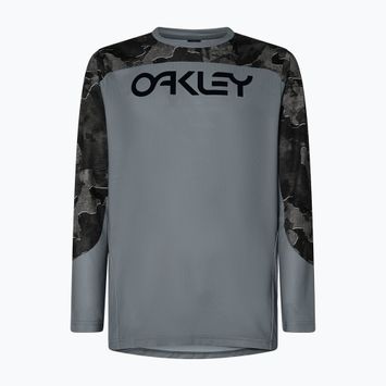 Herren Oakley Maven Küste Metall camo schwarz Radfahren Longsleeve