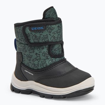 Schneeschuhe Kinder Geox Flanfil ABX black / forest
