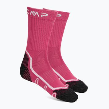 CMP Trekking Poly Mid Socken geraneo/bianco