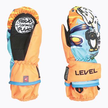 Skihandschuhe Kinder Level Animal orange