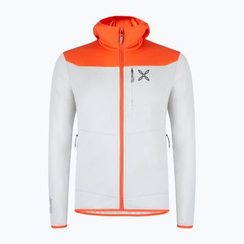Sweatshrit Hoodie Herren Montura Altitude Maglia quiet grey/ orange