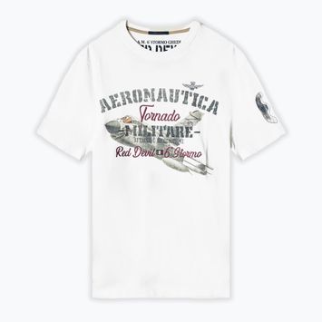 Herren Aeronautica Militare T-shirt Tornado milchweiß