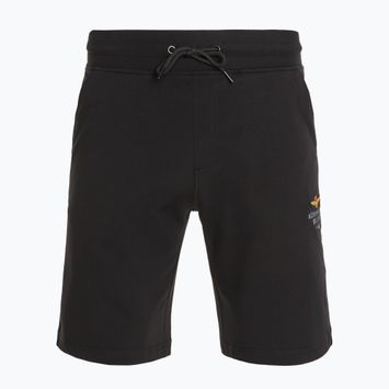 Herren Aeronautica Militare Shorts 251BF017F459 tiefschwarz