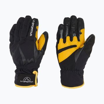 La Sportiva Ski Touring Handschuhe schwarz/gelb