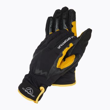 La Sportiva Ski Touring Handschuhe schwarz/gelb