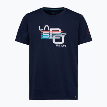 La Sportiva Stripe Cube Tiefsee-T-Shirt für Männer