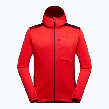 Herren La Sportiva Chill Thermal Hoody bergrot / redwood trekking sweatshirt
