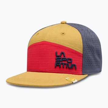 La Sportiva Traverse Trucker Savanne/Berg rot Baseballmütze