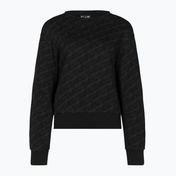 Damen Hoodie Sweatshirt EA7 Emporio Armani Train Graphics Series T-Top black/logo tone tone