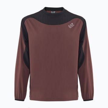 Sweatshirt Hoodie Herren EA7 Emporio Armani Ventus7 Lab Tee puce