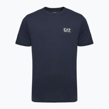 Herren EA7 Emporio Armani Pima-Baumwolle Kern Identität armani blau T-shirt
