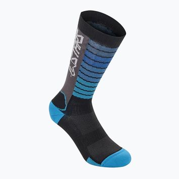 Alpinestars Fahrradsocken Drop 22 schwarz/aqua