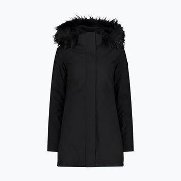 Regenjacke Damen CMP Coat Zip Hood schwarz 32K3196F/U91