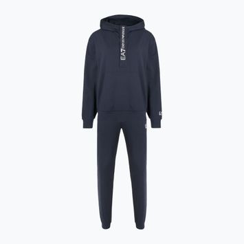 Damen Trainingsanzug EA7 Emporio Armani Zug Trainingsanzug HO 1/4 Zip armani blau